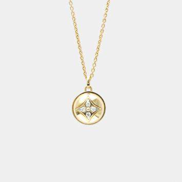 Pre Owned Louis Vuitton 18K Pink Gold B Blossom Diamond Necklace
