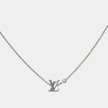 Louis Vuitton Idylle Blossom Diamiond 18k White Gold Necklace