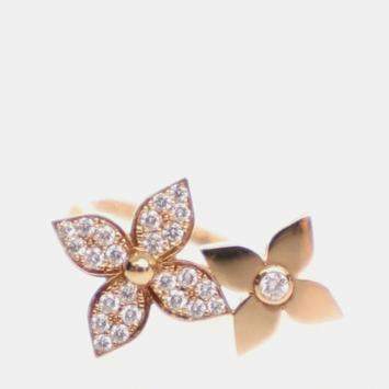 مملوكة مسبقًا Louis Vuitton 18K Rose Gold Idylle Blossom Ring 58