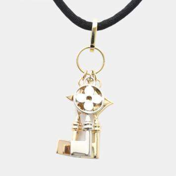 Pre Owned Louis Vuitton Multi-Color Gold Idylle Blossom Keys Pendant Necklace
