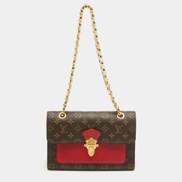 Pre Owned Louis Vuitton Cerise Monogram Canvas Victoire Bag