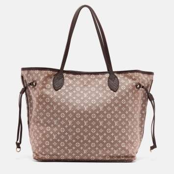 Pre Owned Louis Vuitton Sepia Monogram Idylle Neverfull MM Bag