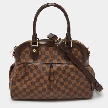 Pre Owned Louis Vuitton Damier Ebene Canvas Trevi PM Bag