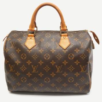 Pre Owned Louis Vuitton Monogram Canvas Speedy 30 Bag