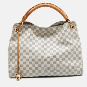 Pre Owned Louis Vuitton Damier Azur Canvas Artsy MM Bag