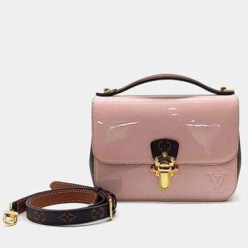 Pre Owned Louis Vuitton Monogram Vernis Canvas BB Cherrywood Shoulder Bag 