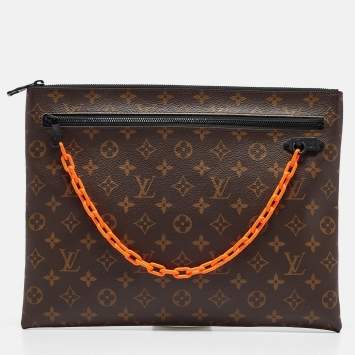 Pre Owned Louis Vuitton Black Monogram Canvas Solar Ray Pouch