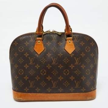 Pre Owned Louis Vuitton Monogram Canvas Alma PM Bag