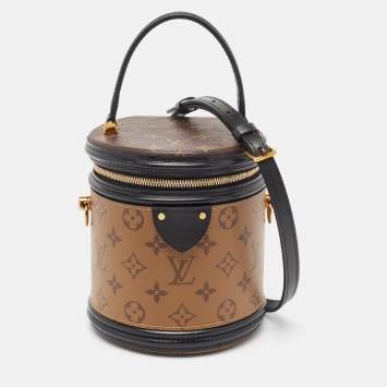 Pre Owned Louis Vuitton Monogram Reverse Canvas Cannes Bag