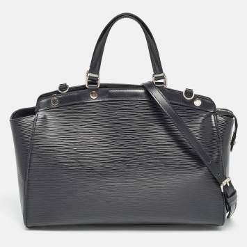Pre Owned Louis Vuitton Black Epi Leather Brea MM Bag