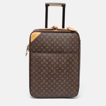 Pre Owned Louis Vuitton Monogram Canvas Business Pegase Legere 55 Luggage