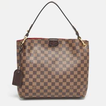 Pre Owned Louis Vuitton Damier Ebene Graceful PM Bag
