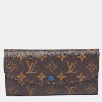 Pre Owned Louis Vuitton Monogram Canvas Emilie Wallet