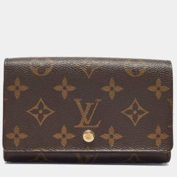 Pre Owned  Louis Vuitton Monogram Canvas Porte-Monnaie Tresor Wallet