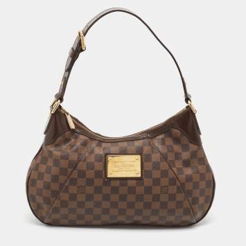 Pre Owned Louis Vuitton Damier Ebene Canvas Thames GM Bag