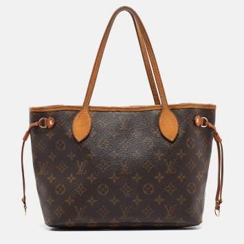 Pre Owned Louis Vuitton Monogram Canvas Neverfull PM Bag