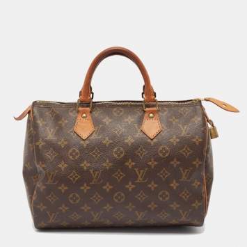 Pre Owned Louis Vuitton Monogram Canvas Speedy 30 Bag