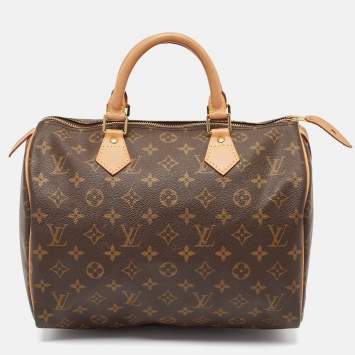 Pre Owned Louis Vuitton Monogram Canvas Speedy 30 Bag