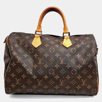 Pre Owned Louis Vuitton Monogram Speedy 35 bag