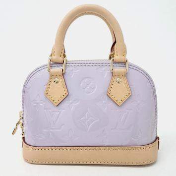 Pre Owned Louis Vuitton Vernis Nano Alma bag
