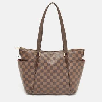 Pre Owned Louis Vuitton Damier Ebene Canvas Totally PM Bag