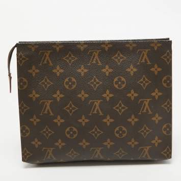 Pre Owned Louis Vuitton Monogram Canvas Poche Toilette NM Pouch