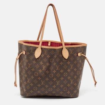 Pre Owned Louis Vuitton Monogram Canvas Neverfull MM Bag