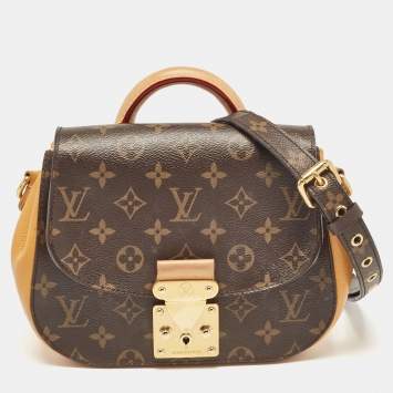 Pre Owned Louis Vuitton Safran Monogram Canvas Eden PM Bag