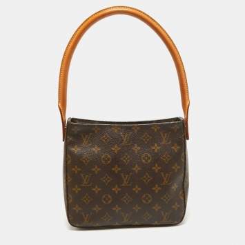 Pre Owned Louis Vuitton Monogram Canvas Looping MM Bag