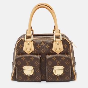 Pre Owned Louis Vuitton Monogram Canvas Manhattan PM Bag
