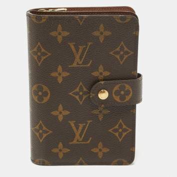 Pre Owned Louis Vuitton Monogram Canvas Porte Papier Zippe Wallet