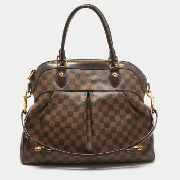 Pre Owned Louis Vuitton Damier Ebene Canvas Trevi GM Bag