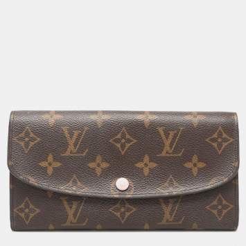 مملوكة مسبقًا Louis Vuitton Monogram Canvas and Leather Emilie Continental Wallet