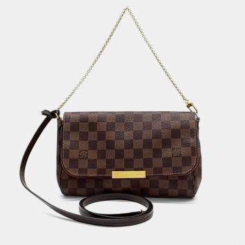 Pre Owned Louis Vuitton Damier Favorite MM Bag