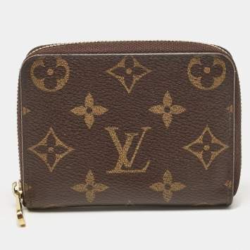 Pre Owned Louis Vuitton Monogram Canvas Zippy Coin Purse