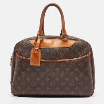 Pre Owned Louis Vuitton Monogram Canvas Deauville Bag