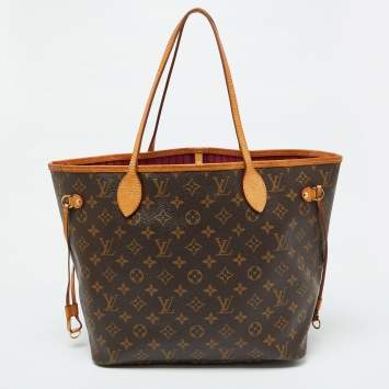 Pre Owned Louis Vuitton Monogram Canvas Neverfull MM Bag