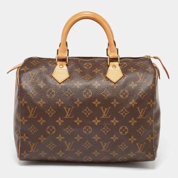 Pre Owned Louis Vuitton Monogram Canvas Speedy 30 Bag