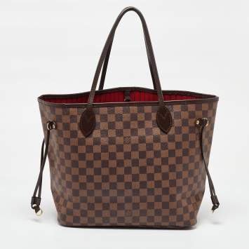 Pre Owned Louis Vuitton Damier Ebene Canvas Neverfull MM Bag