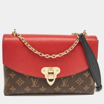 Pre Owned Louis Vuitton Cerise Monogram Canvas and Leather Saint Placide Bag