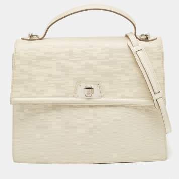 Pre Owned Louis Vuitton Ivory Epi Leather Sevigne GM Bag