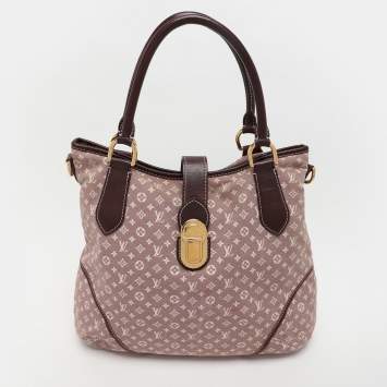 Pre Owned Louis Vuitton Sepia Monogram Idylle Canvas Elegie Bag