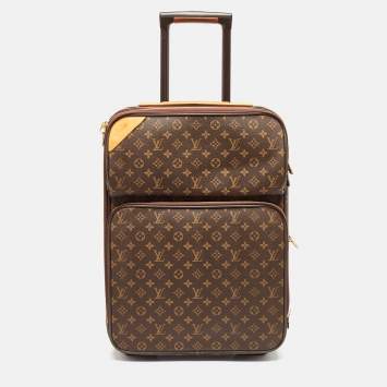 Pre Owned Louis Vuitton Monogram Canvas Business Pegase 55 Luggage