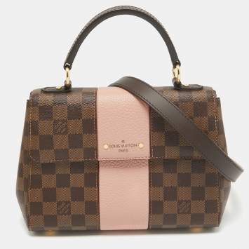 Pre Owned Louis Vuitton Magnolia Damier Ebene Bond Street BB Bag