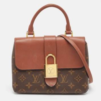 Pre Owned Louis Vuitton Caramel Monogram Canvas Locky BB Bag