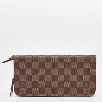 Pre Owned Louis Vuitton Damier Ebene Canvas Insolite Wallet