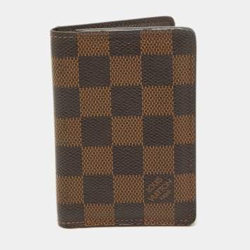 Pre Owned Louis Vuitton Damier Ebene Canvas Pocket Organizer