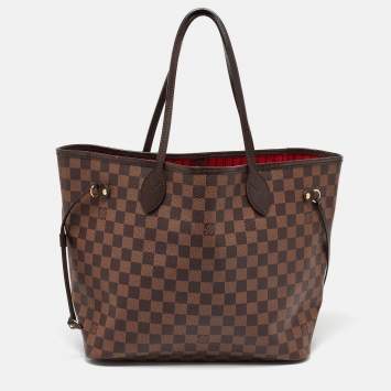 Pre Owned Louis Vuitton Damier Ebene Canvas Neverfull MM Bag