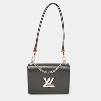 Pre Owned Louis Vuitton Black Epi Leather Twist MM Bag