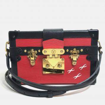 Pre Owned Louis Vuitton  Leather  Petite Malle